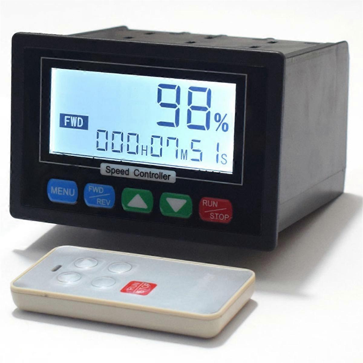 DC10V-55V PWM DC Motor Speed Controller with LCD Display and Remote Adjustable Speed Control for Var