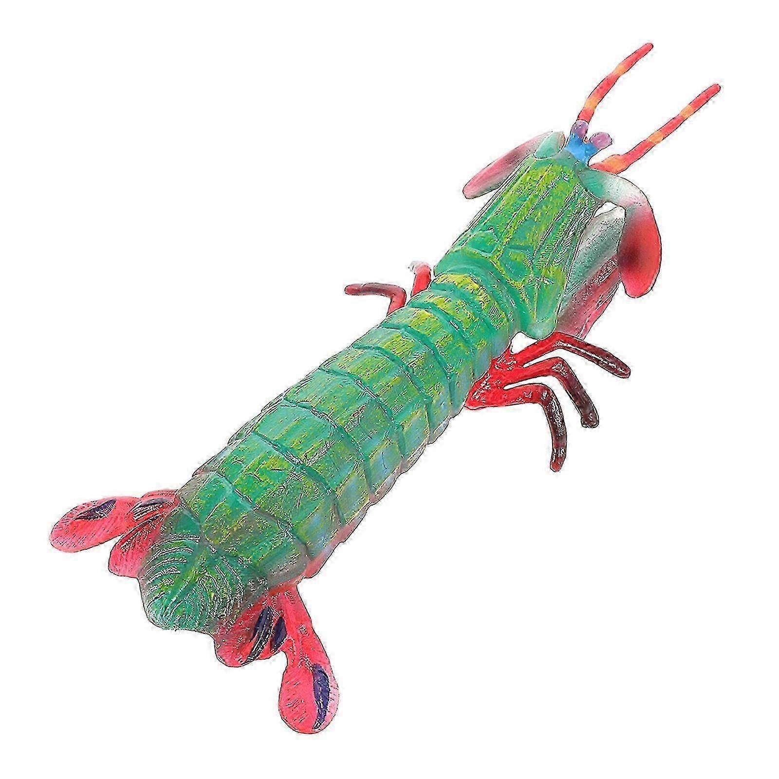 Γνωστικό γλυπτό γαρίδων Mantis παιχνιδιών για το παιδικό δωμάτιο 12.00X6.00X3.50CM πράσινο αξεσουάρ παιχνιδιών επίδειξης 1Pcs