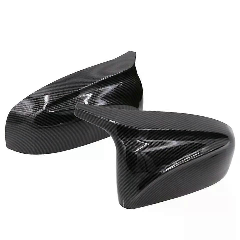 For BMW X5 E70 X6 E71 2007-2013 ABS Carbon Car Replacement Rearview Side Mirror Cover Wing Cap Exterior Door Housing Shell Trim