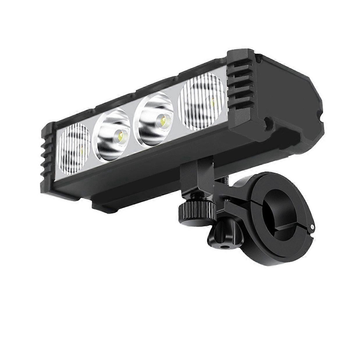 4 LED Bicycle Headlight Digital Display Bike Head Lamp Type-C