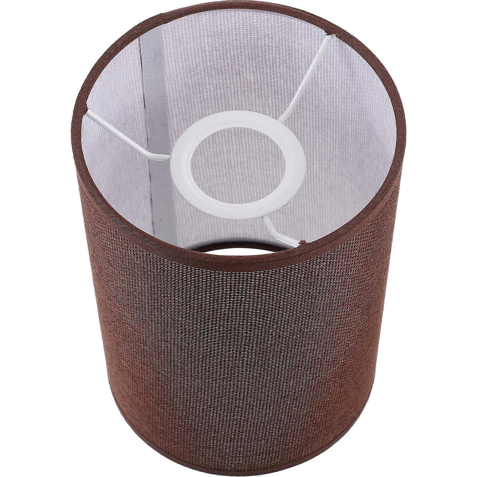 Coffee Lampshade Linen E27 Light Socket Decorative Lamp Shade 4Pcs Set