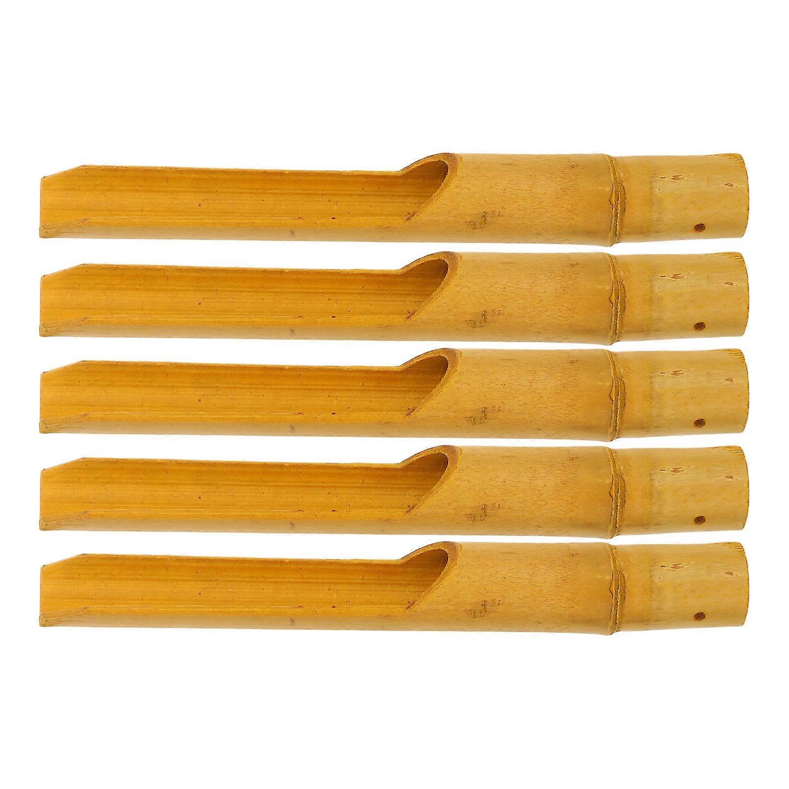 Bamboo Wind Chime Tubes for Relaxation Sound 15Pcs DIY Replacement Kit