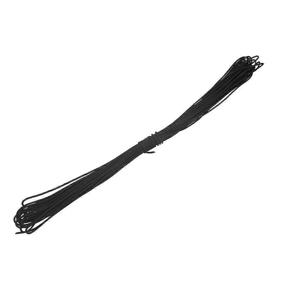Archery Compound Bow String Nylon Nock Safe Release D Loop Accessory (Black)