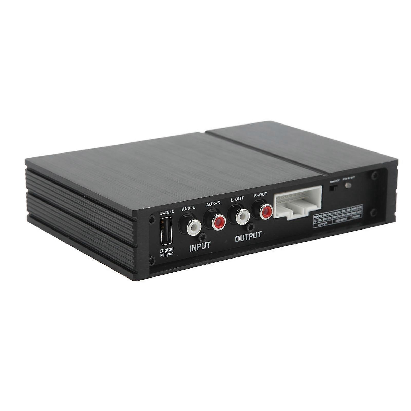 4 Channel Car Amplifier with DSP and Bluetooth Audio System
