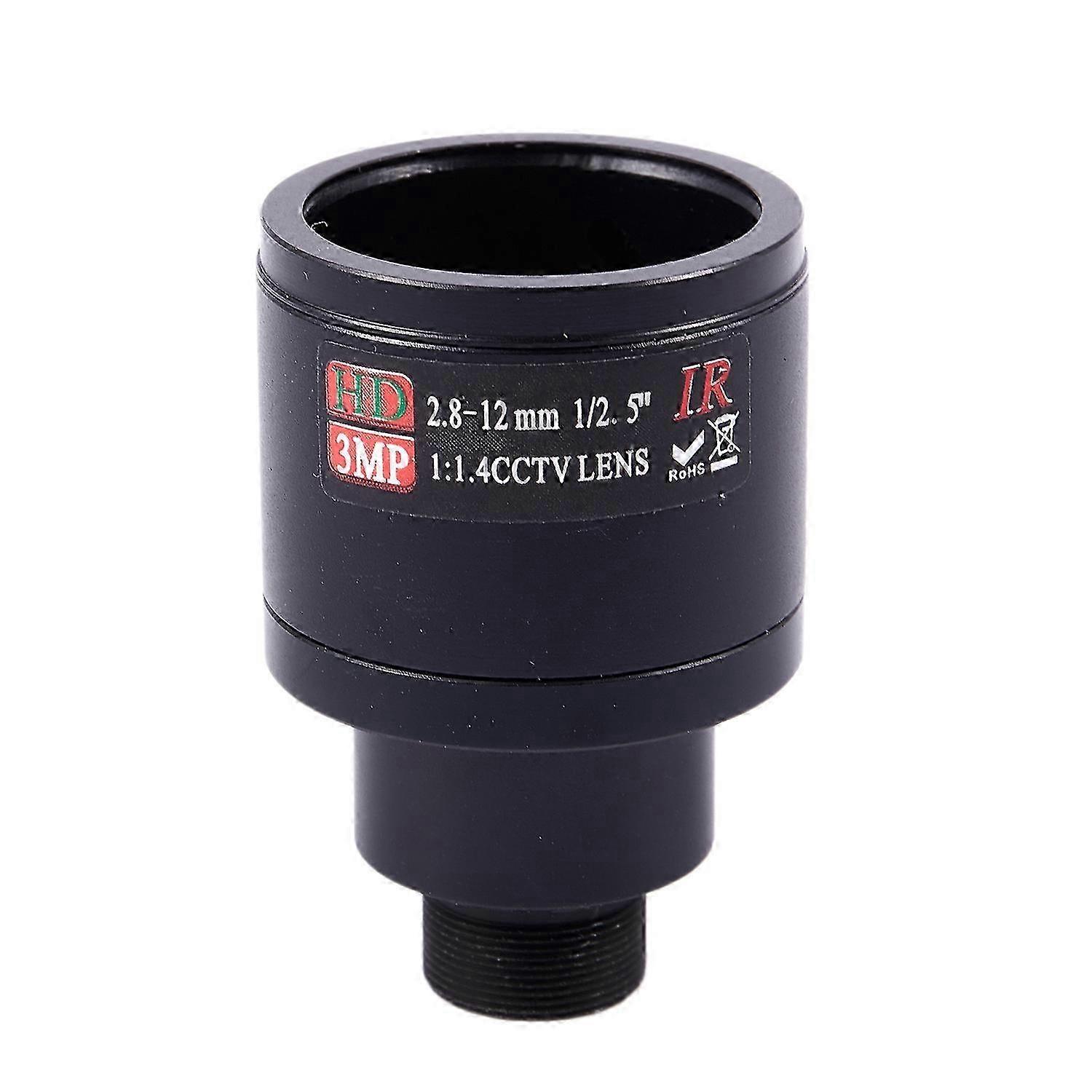 HD CCTV عدسة 3.0MP M12 2.8-12mm Varifocal CCTV عدسة IR HD ، F1.4 ، تكبير التركيز اليدوي
