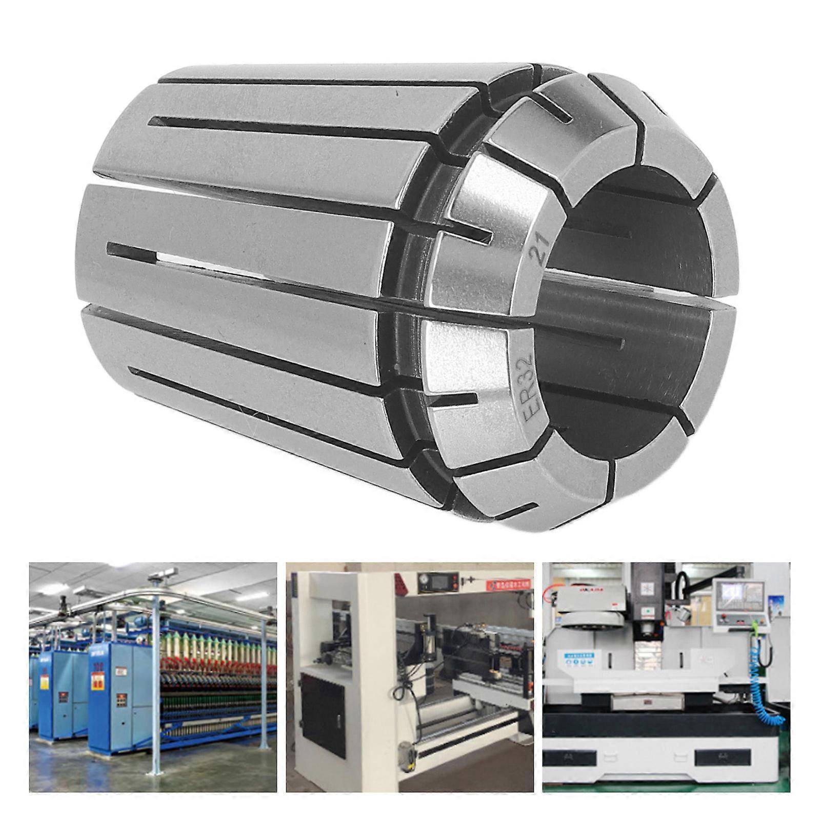 Spring Collet Chuck D21mm Hard Alloy for CNC Engraving Milling