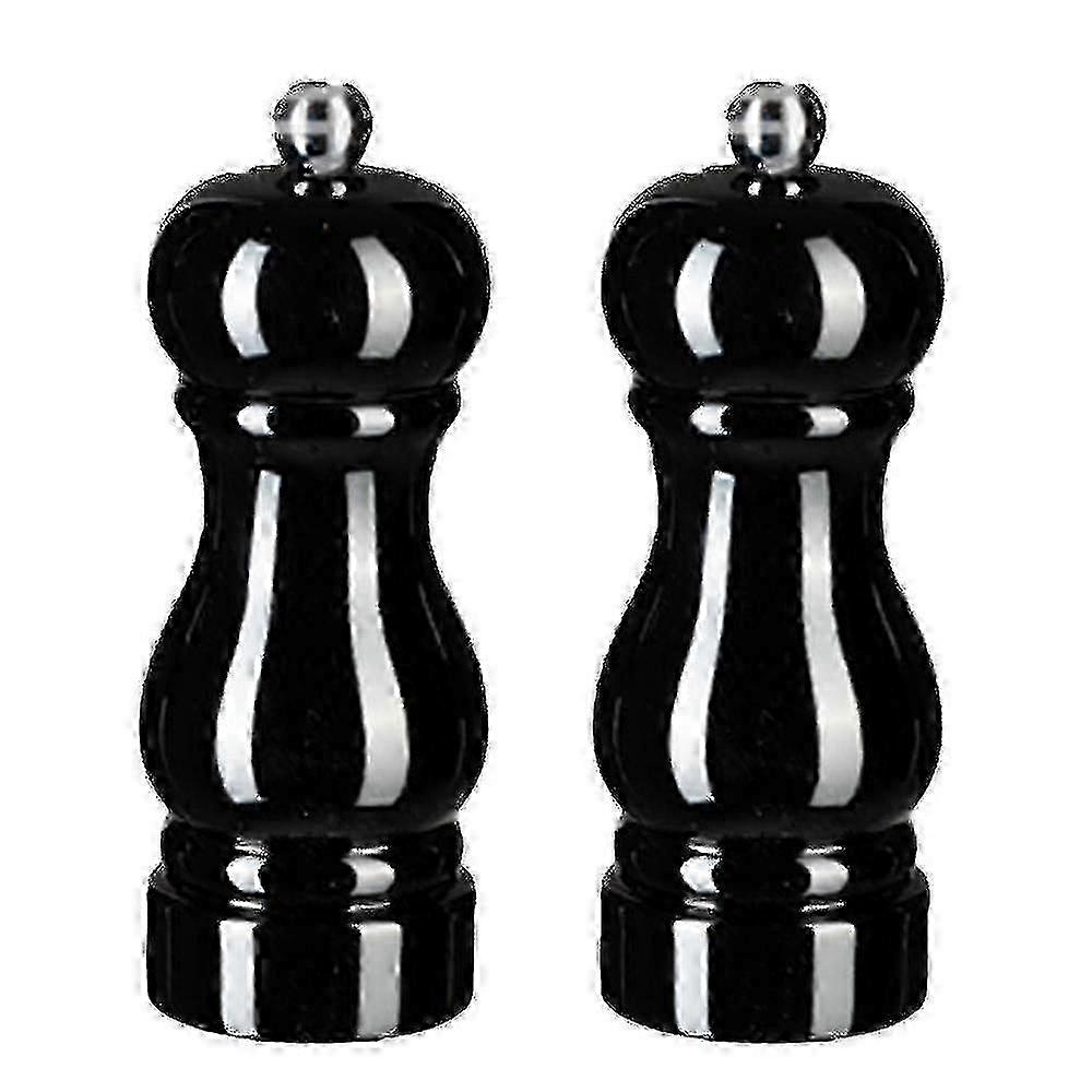 Salt And Pepper Grinder Set,manual Pepper Mills With Adjustable Coarseness, Refillable Spice Grinders High Quality -q