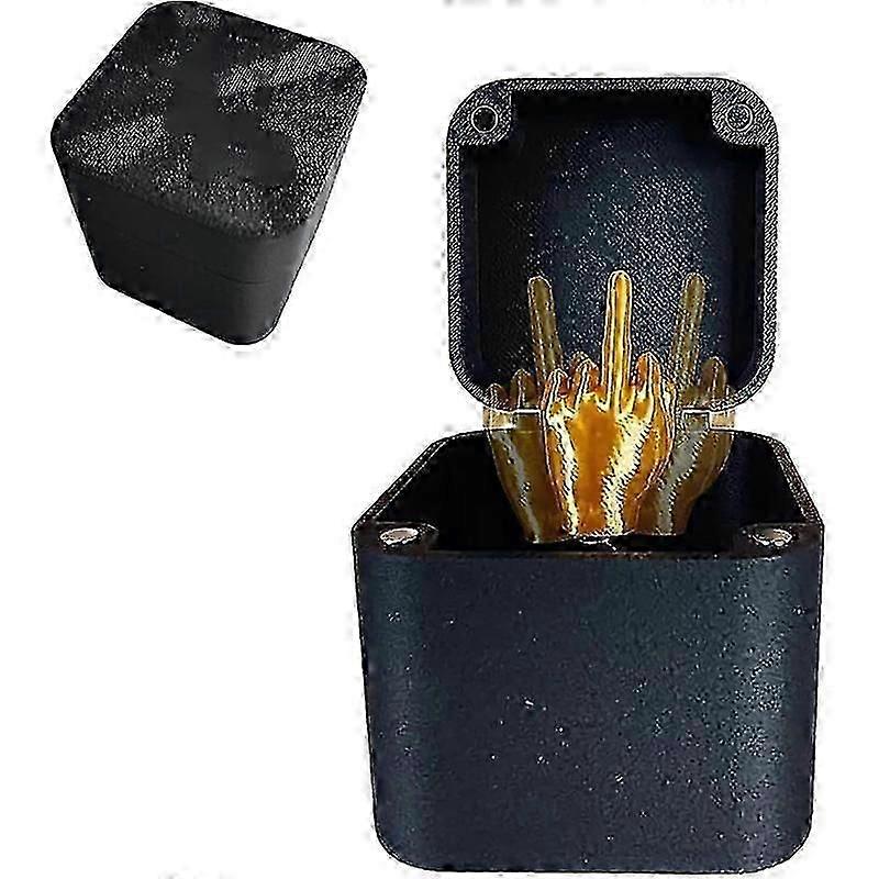 给恶作剧爱好者的弹出式中指礼物