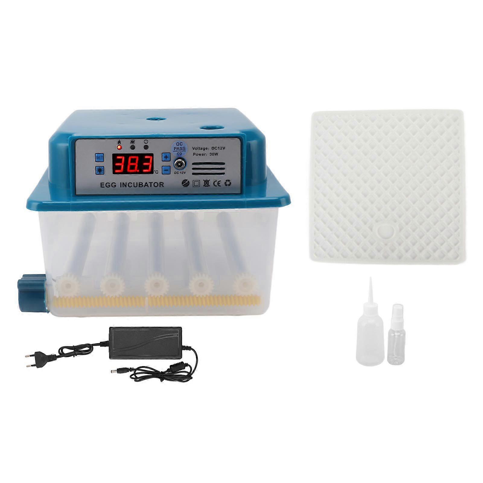 Eggs Incubators Automatic Intelligent Thermostat Poultry Hatching Machine for Chicken Duck Goose Bird Fish Lizard Eggs EU Plug 100240V
