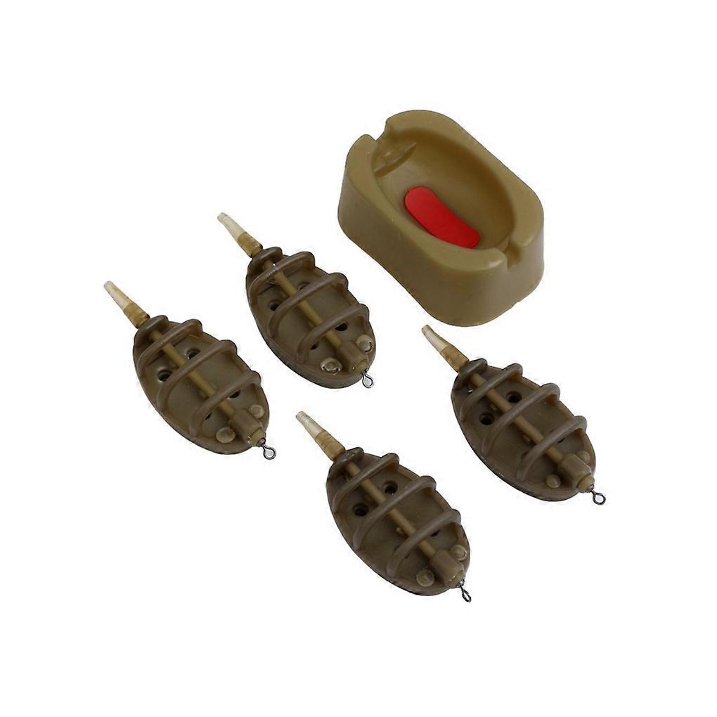 Fishing Bite Feeders Molds Thrower Plastic Plumb Kit Throwing Freshwater