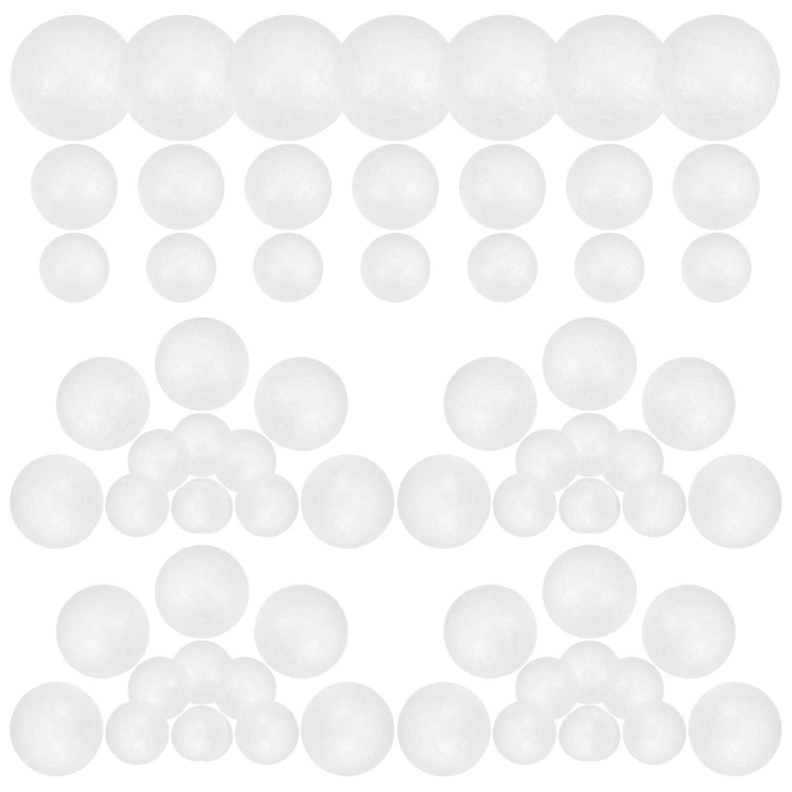 DIY Foam Balls Craft Supplies White Blank Foam Balls 450Pcs Pack