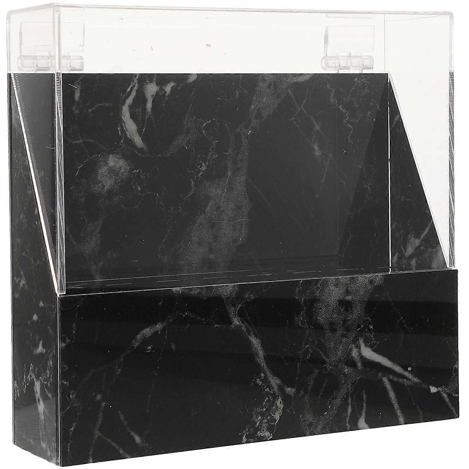 Makeup Tweezers Storage Holder Stand for Salon Use 3Pcs Acrylic Black