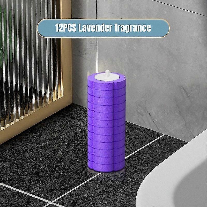 Effortless Cleaning System with 12 Replacement Heads for Hygienic Bathroom Maintenance