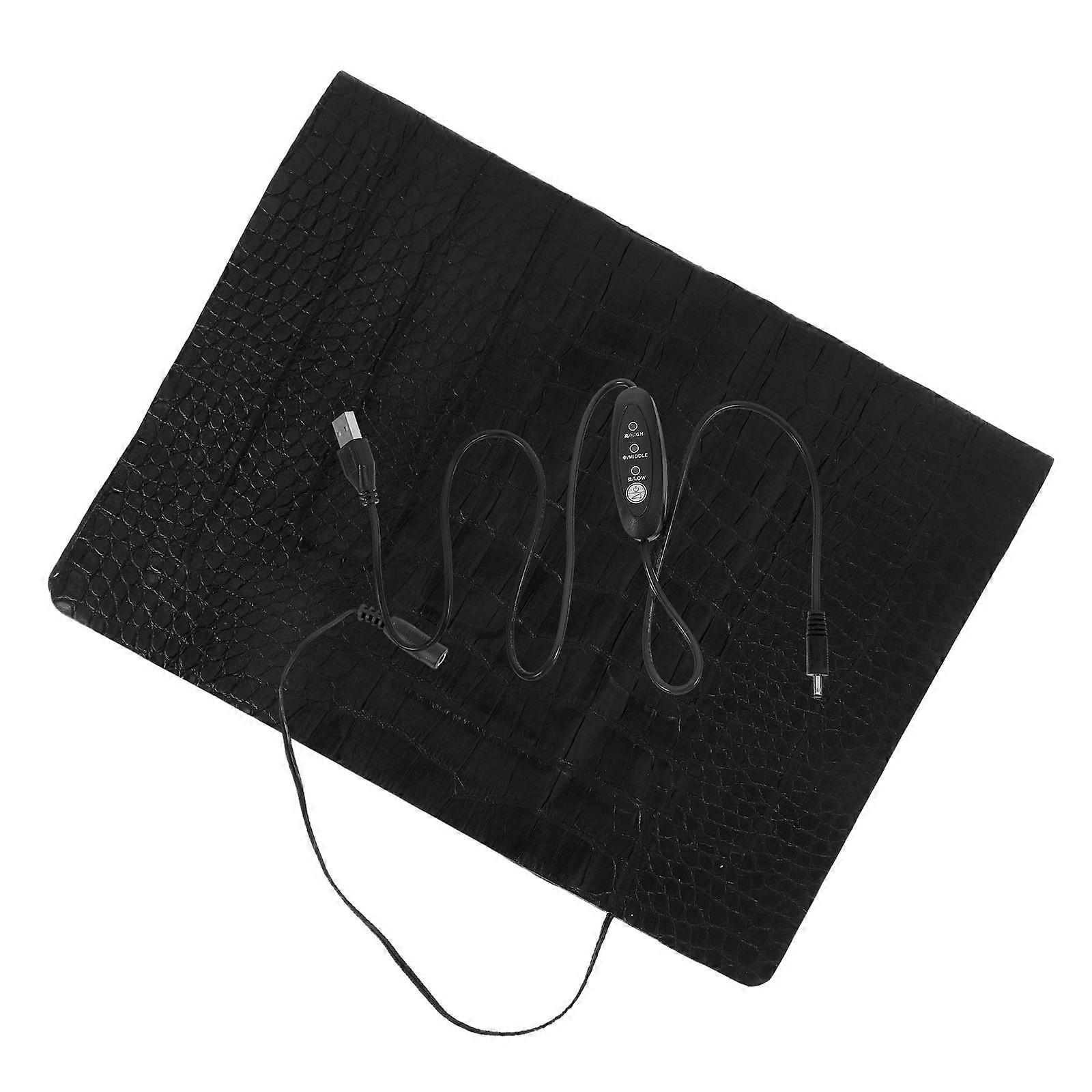 Pet Heating Pad USB 3 Level Switch Carbon Fiber Heating Pad 2Pcs for Cats