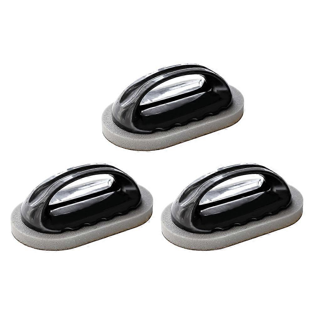 Household Carborundum Sponge Convenient Pot Scrubbers Kitchenware Cleaning Home Users Rectangular Shape Surface Cleaning 3Pack