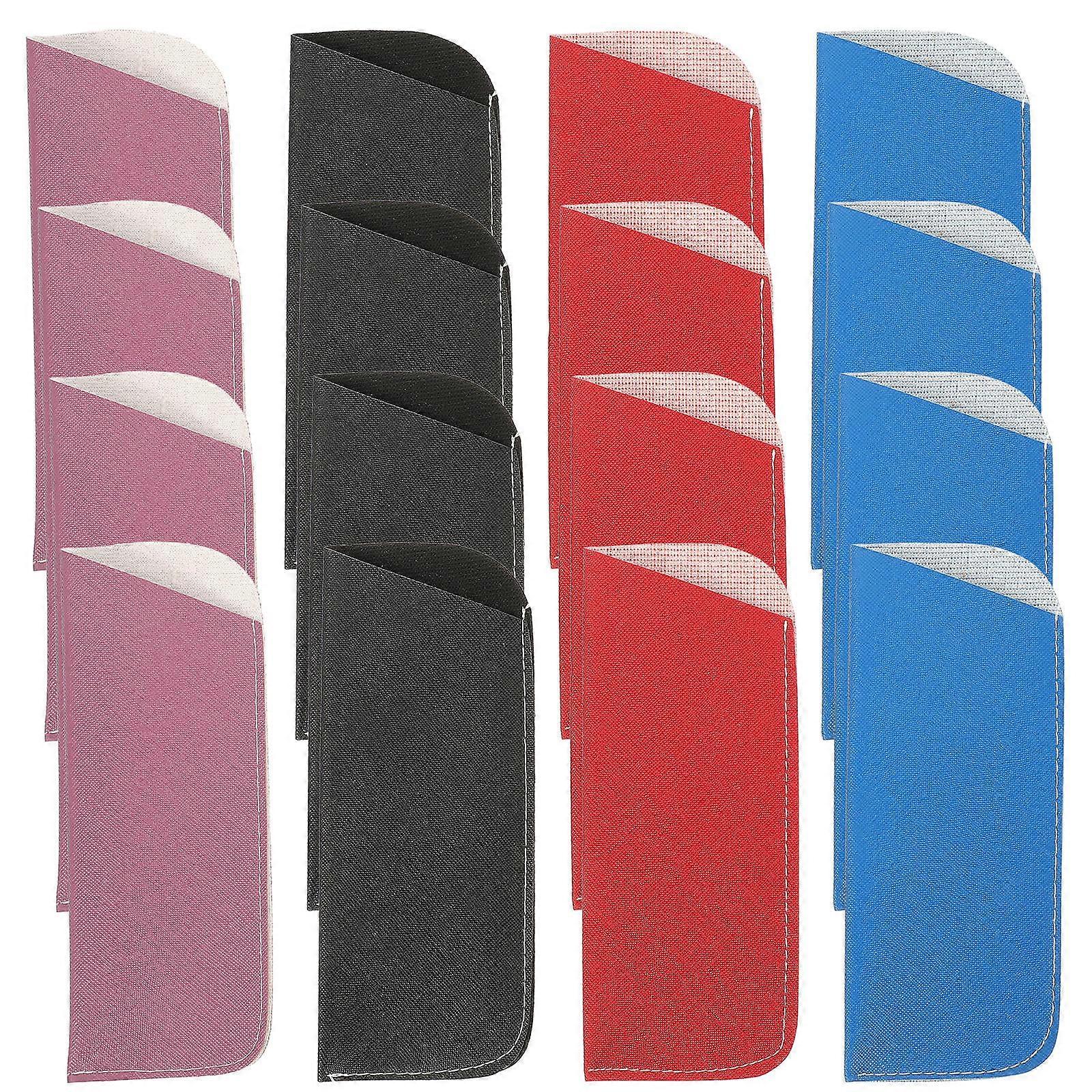 Sunglasses Bag Travel Eyeglasses Case Rectangular 16X6.8Cm Scratch Protection 24Pcs