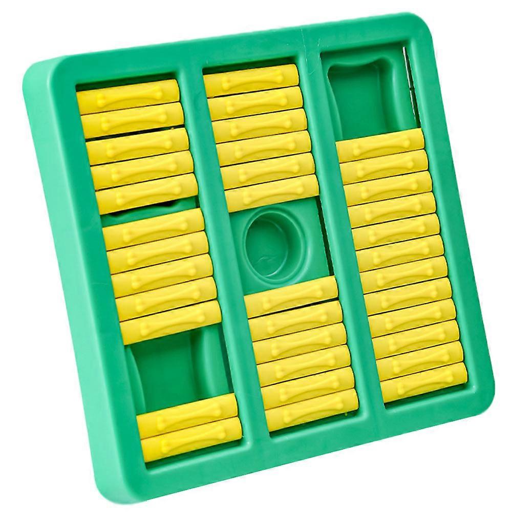 Pet Dog Puzzle Toy Feeding Toy for Playing 2Pcs Green Slow Feeder