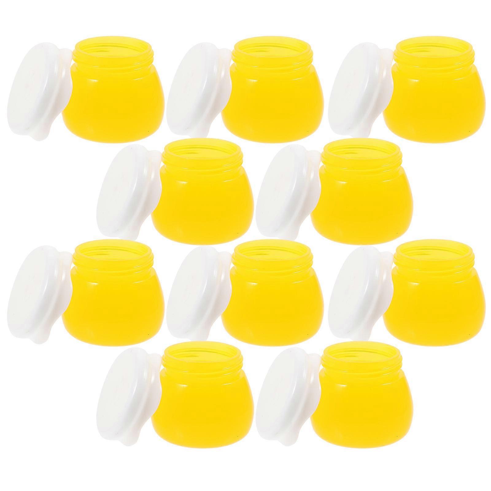 Refillable Face Cream Container Acrylic Dispenser Jars for Storage 20Pcs