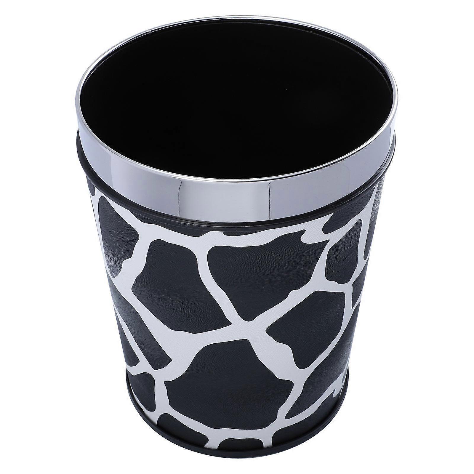 Retro Garbage Can Waste Storage Bin for Home Use 2Pcs