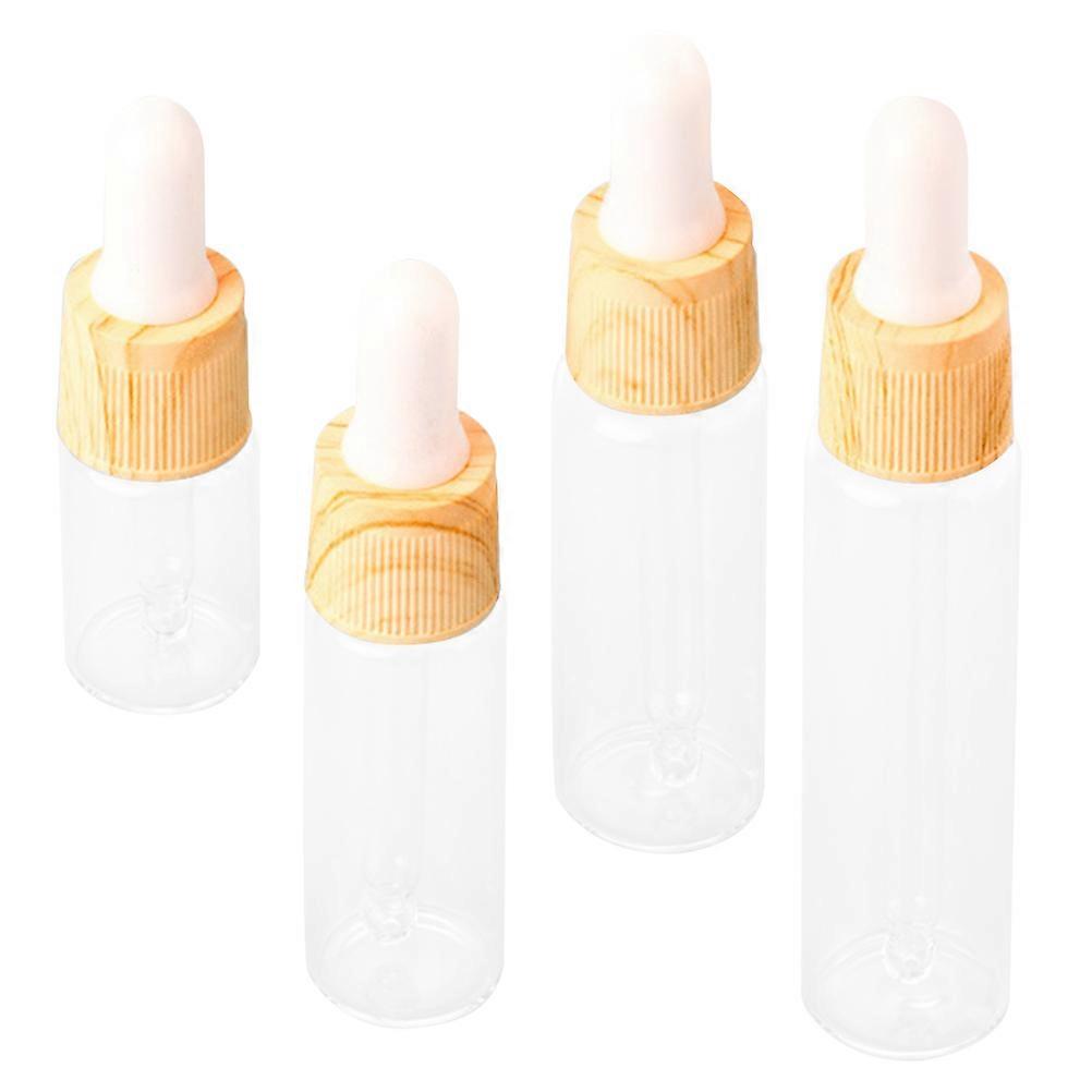 Glass Dropper Bottle for Storage Use 12Pcs Transparent Essential Oil Bottles