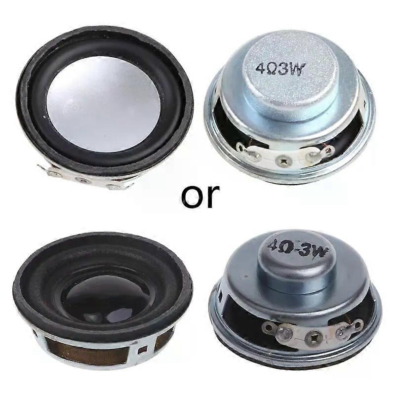 2Pcs 4021 Mini Horn Speaker Notebook Speakers 4 Ohm 3W Loudspeaker for DIY Home Theater Modification