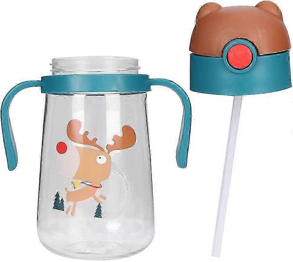Children's summer portable straw drinking cup (unicorn) 1 piece