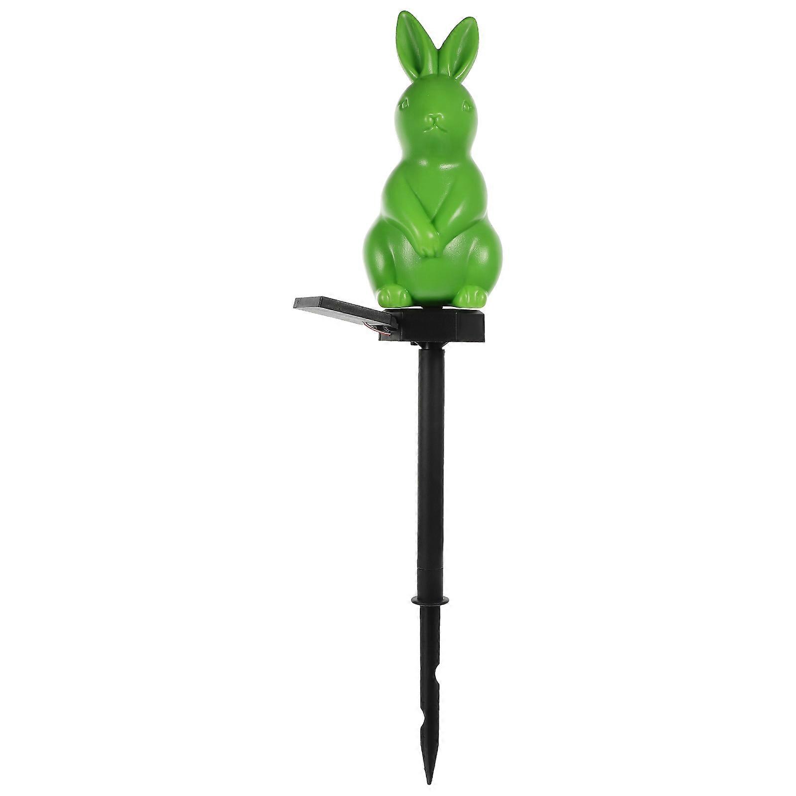 Easter Solar Lights Outdoor Bunny Solar Lamp with Dusk-to-Dawn Automation 2Pcs