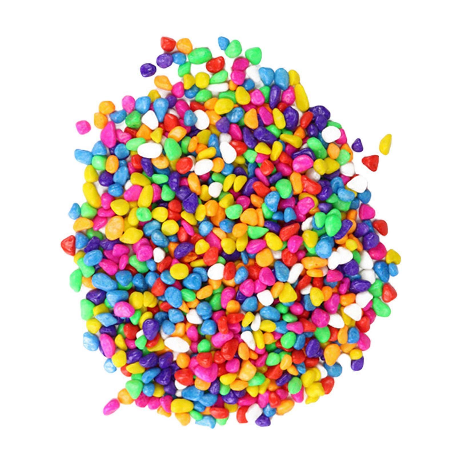 Colorful Stone Fish Tank Decor for Decorating Irregular Mini Rocks