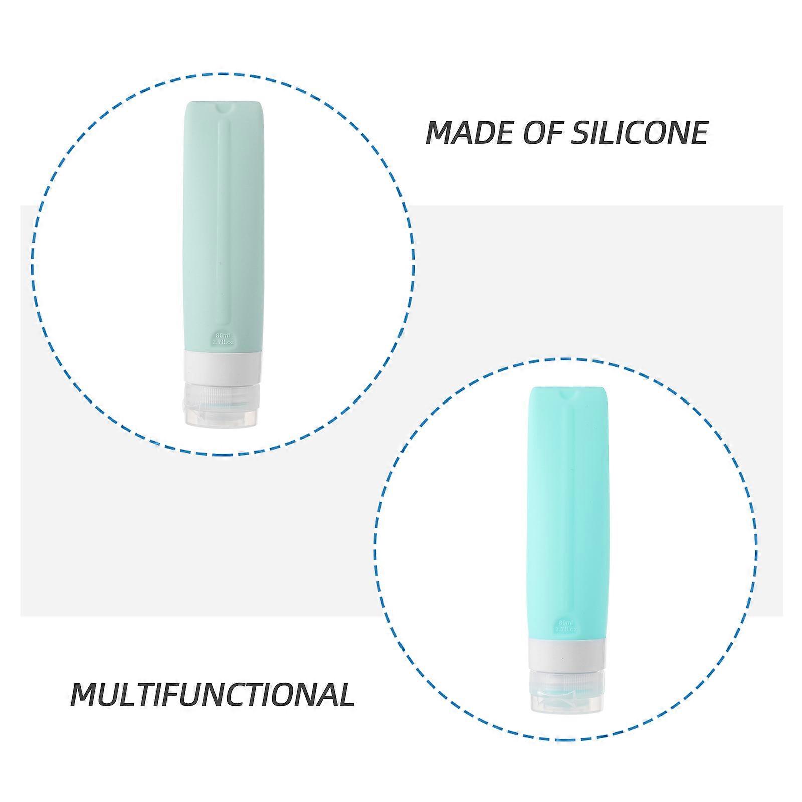 Travel Bottle Silicone Leak Proof Containers for Storage 4Pcs Pack