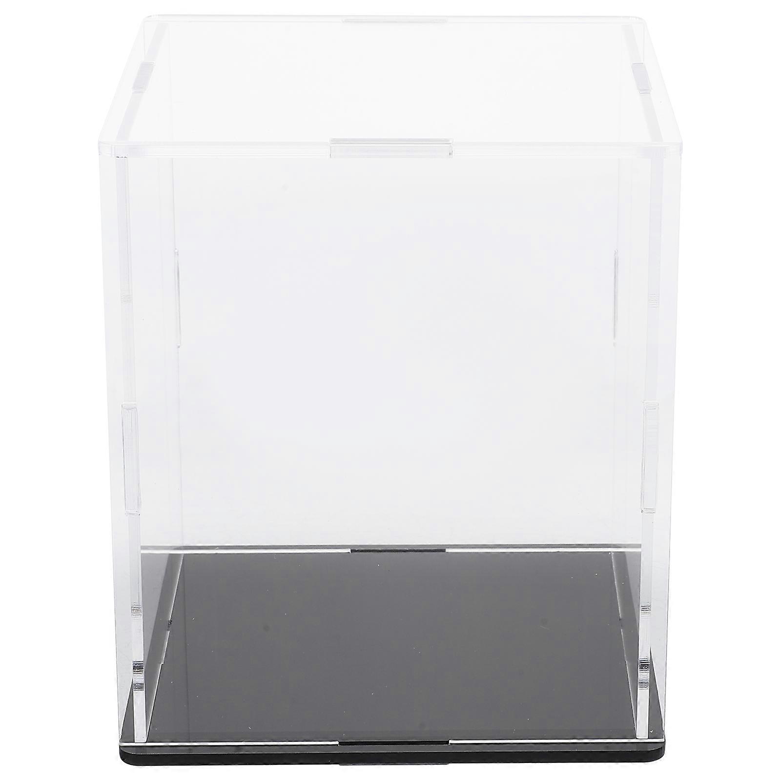 High Transparent Acrylic Display Box 2Pcs DIY Design Square Box Ideal For Exhibition And Gift Giving 10X10X12CM