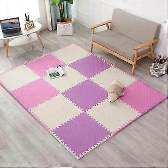 10 Pack Interlocking EVA Foam Floor Tiles 60cm x 60cm, 2.5cm Thick Puzzle Exercise Mat