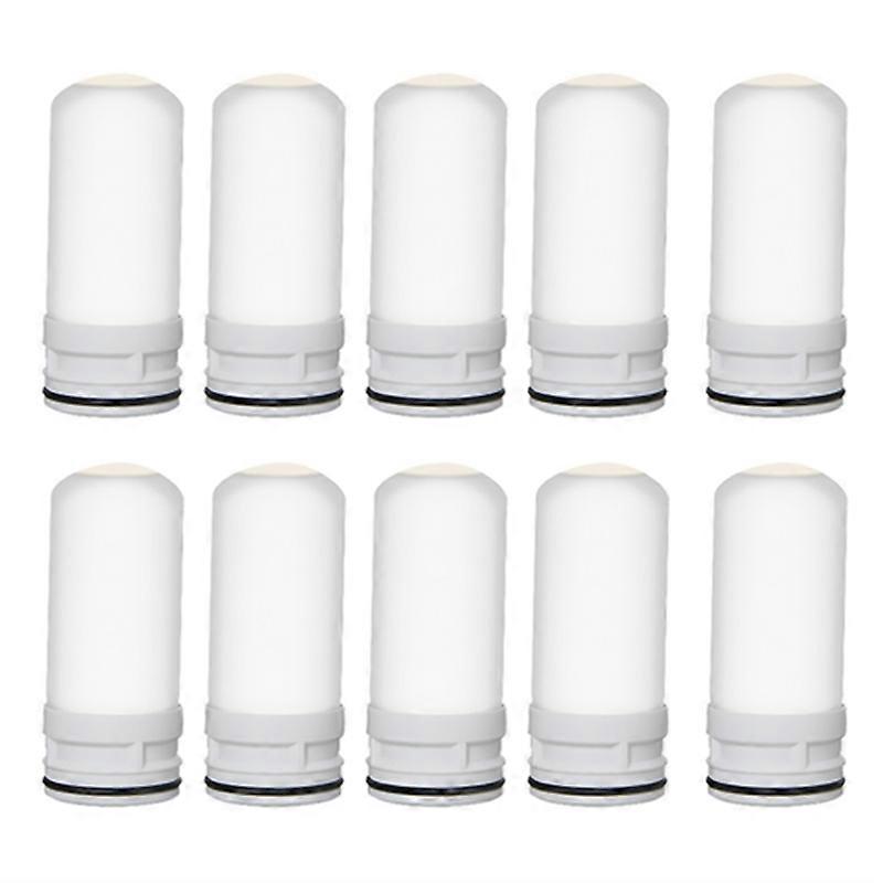 10 PCS Faucet Water Filter Ceramic Replacement Remove Practical