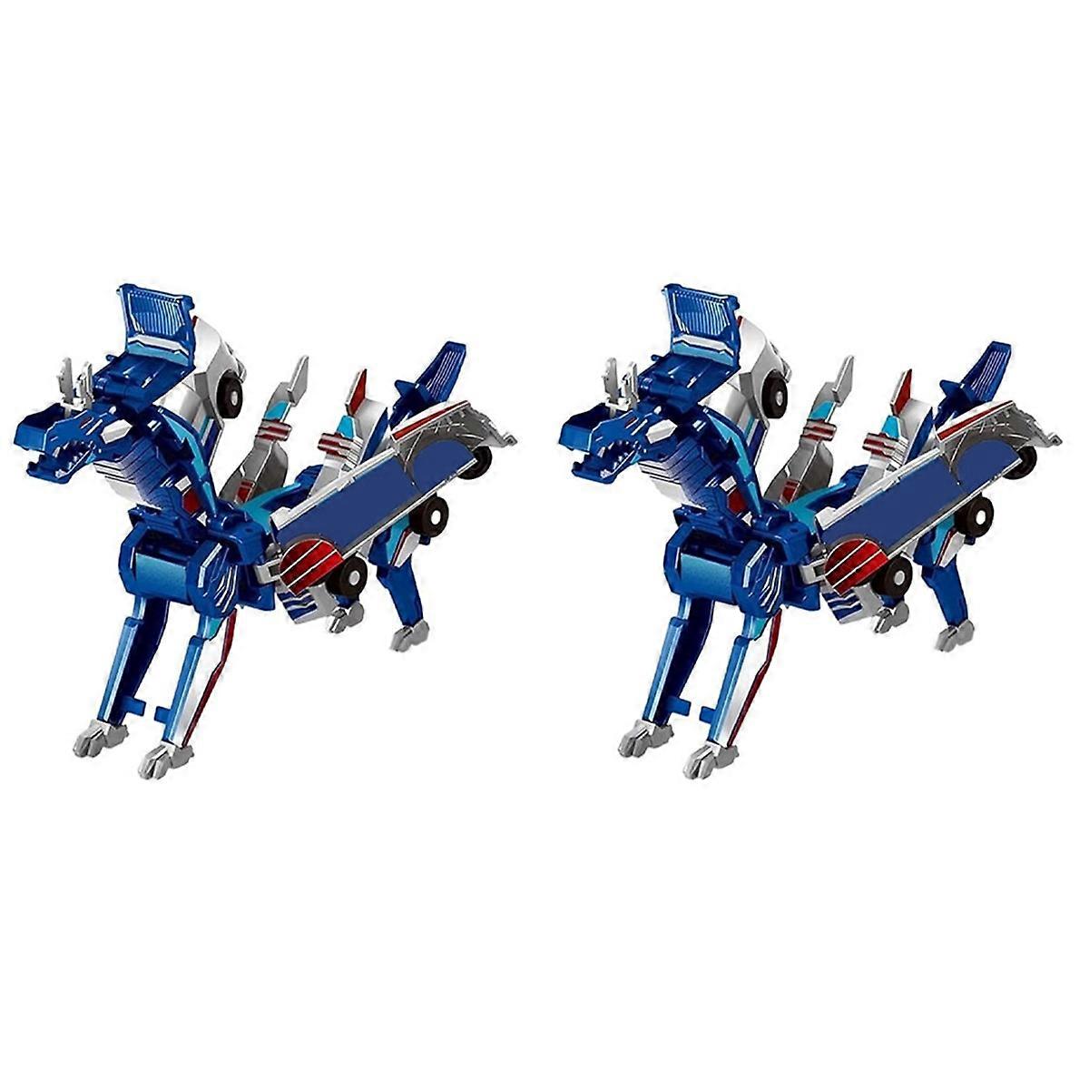 Magická transformace Super kombinované auto 2 v 1 dětská magnetická transformační auto s kolizí, DIY T