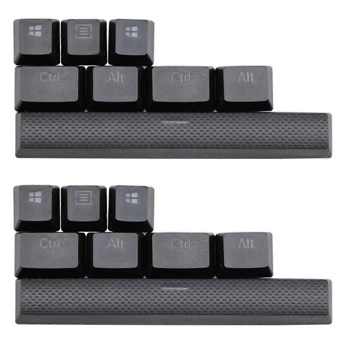PBT Keycaps for for G710+ Keyboard,for Cherry(Black)