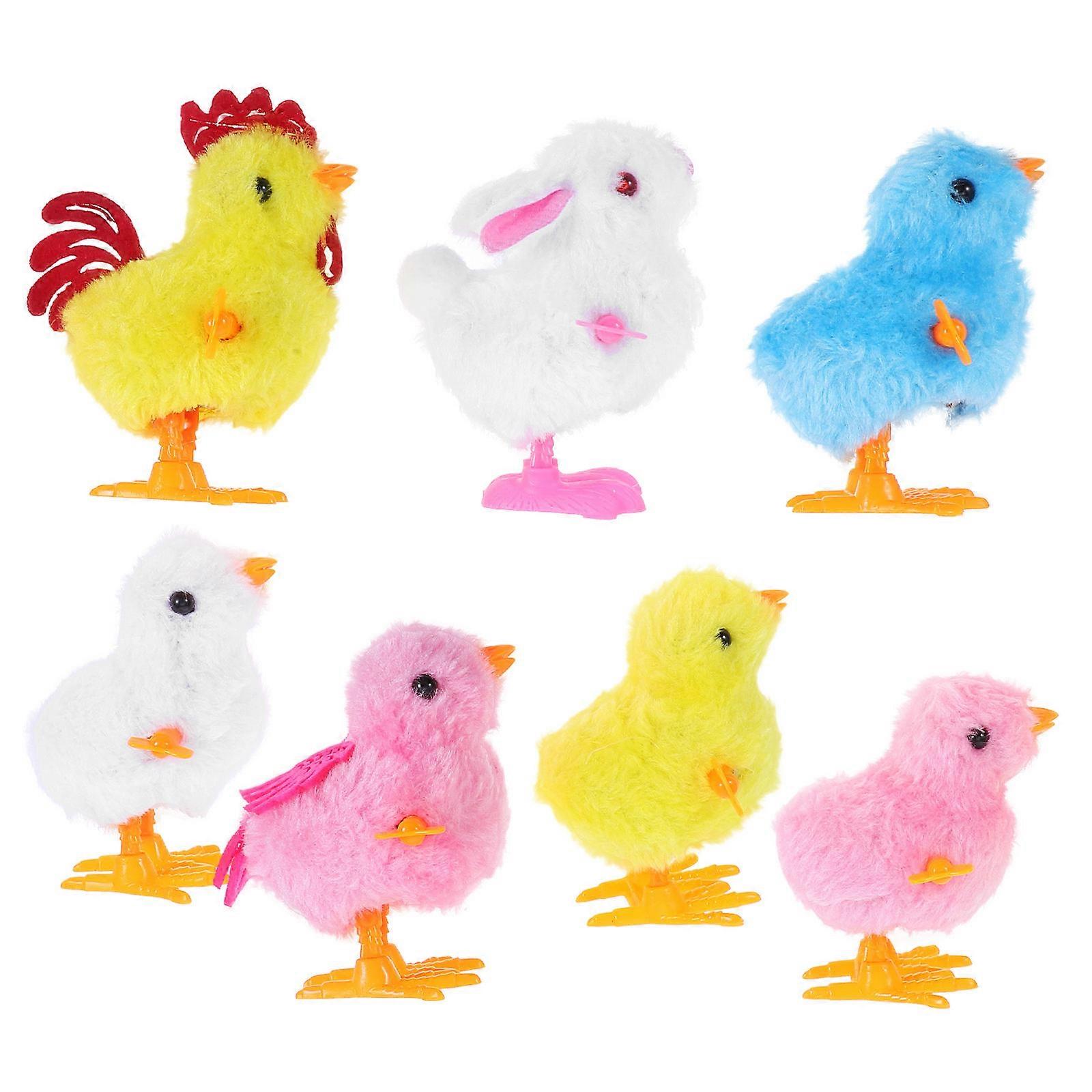 Fluffy Walking Chicks Wind Up Toys for Party Favor 28Pcs Assorted