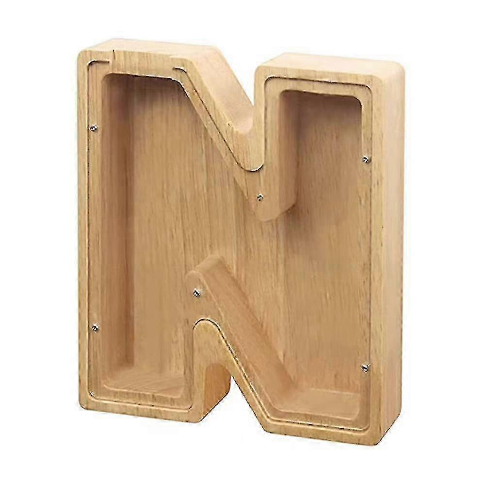 木製レター貯金箱