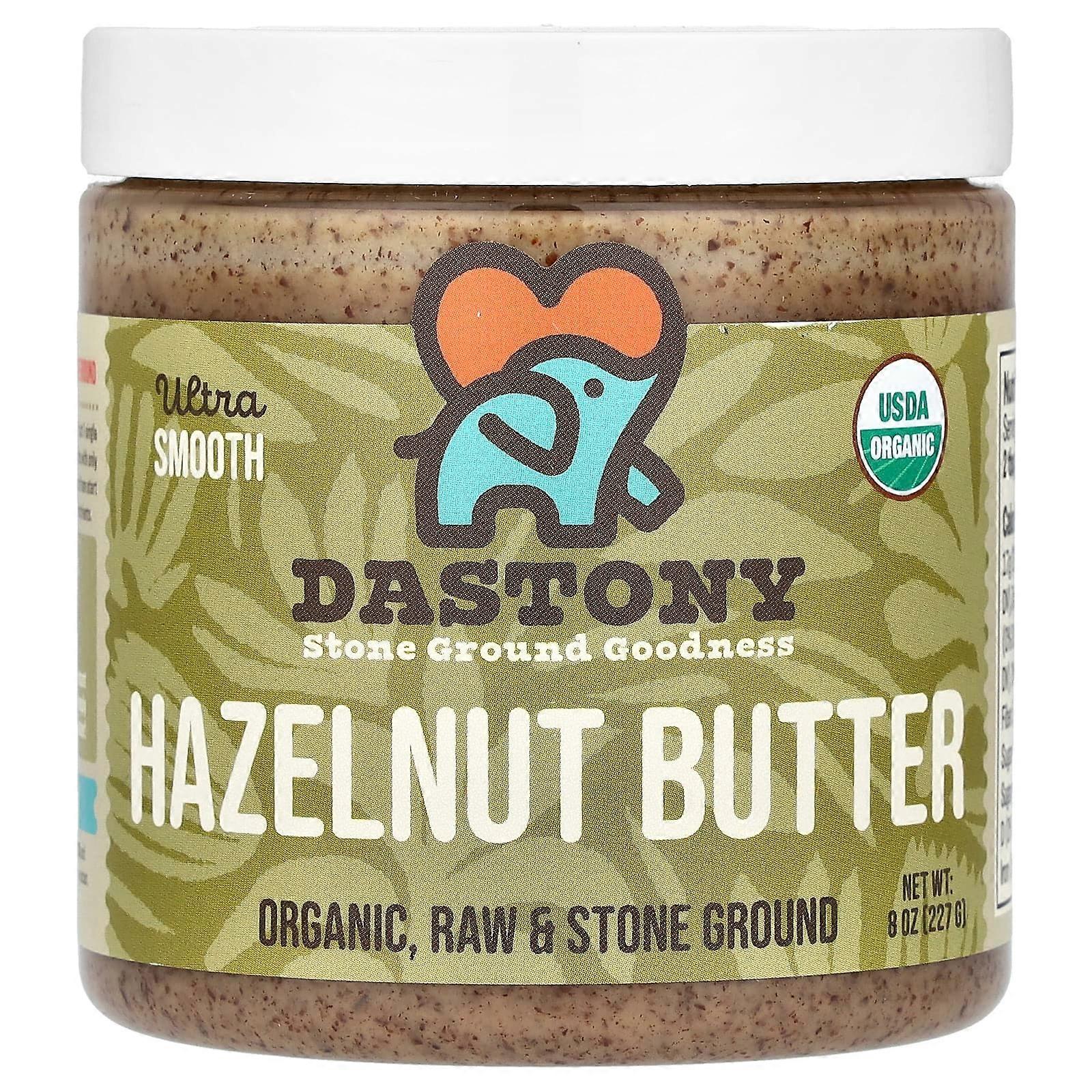 Organic Hazelnut Butter, Ultra Smooth, 8 oz (227 g)