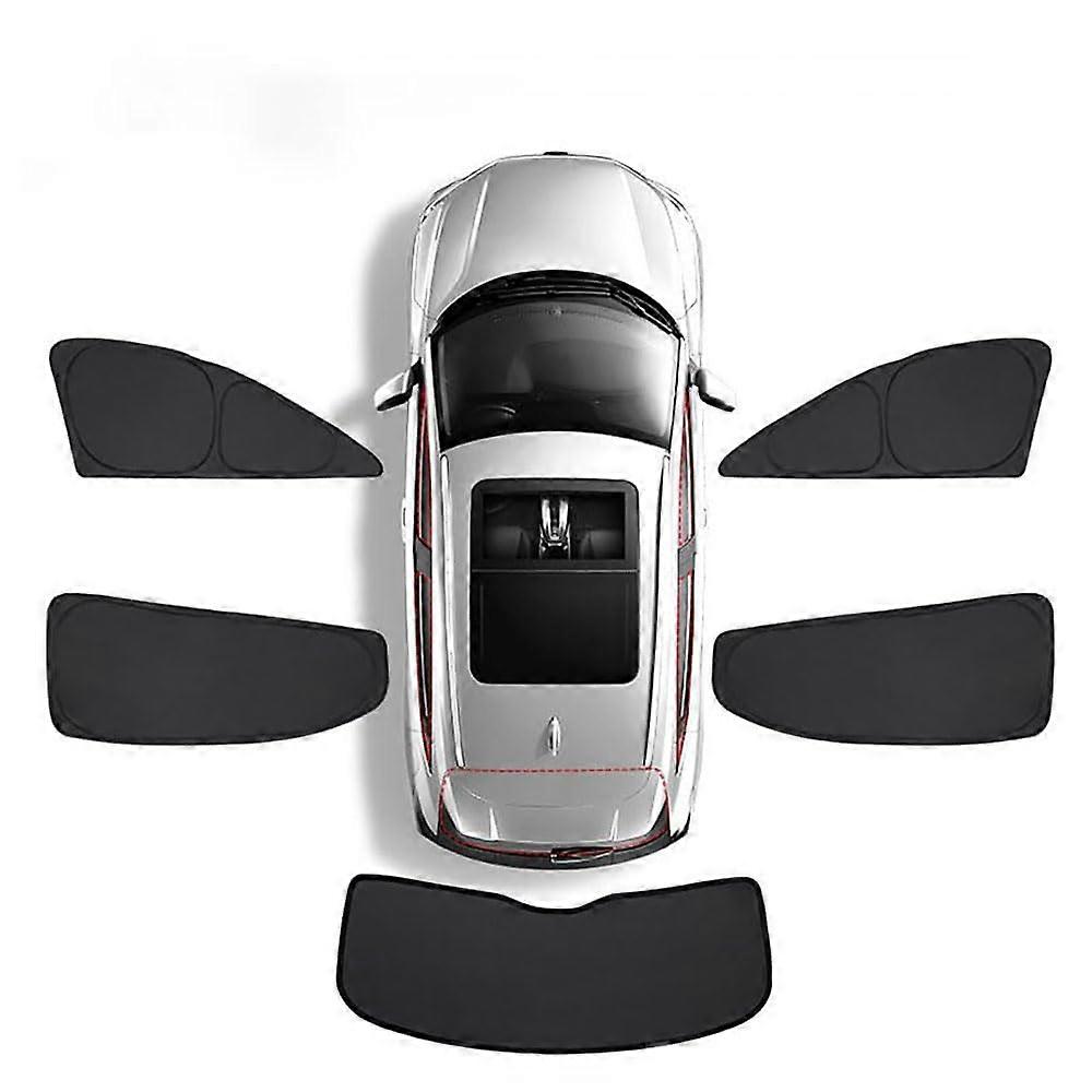 Car Side Window Sunshades Custom 5 Piece Set UV Protection Window Shade Covers