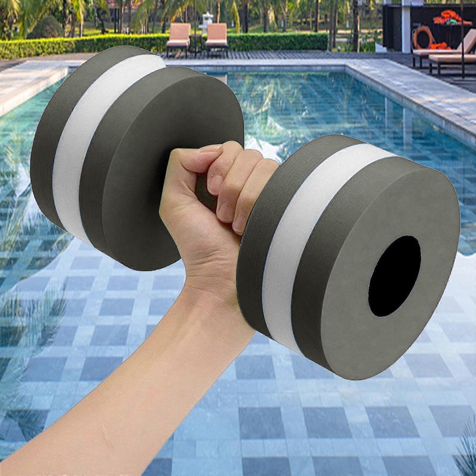 Realhomelove Aquatic Dumbbells, 1PC Foam Water Aerobic Exercise Dumbbell for Pool Resistance, Aqua Fitness & Hand Bar Exercises Compatible with Water