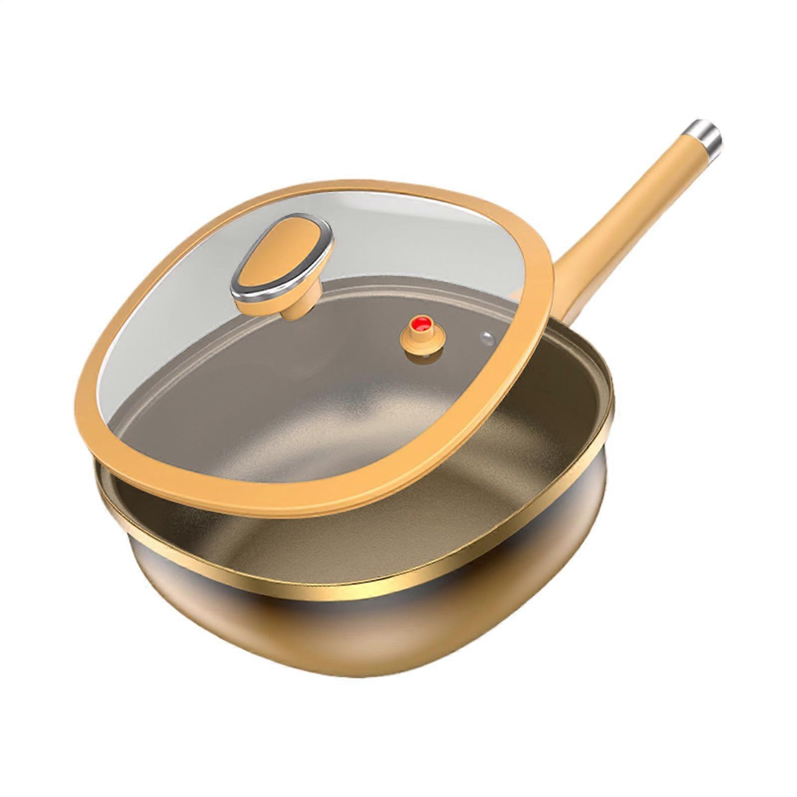 Nonstick Bread Deep Cooking Pan Titanium Alloy Omelet Pan Durable Cookware Anti Scratch Coating No Steamer