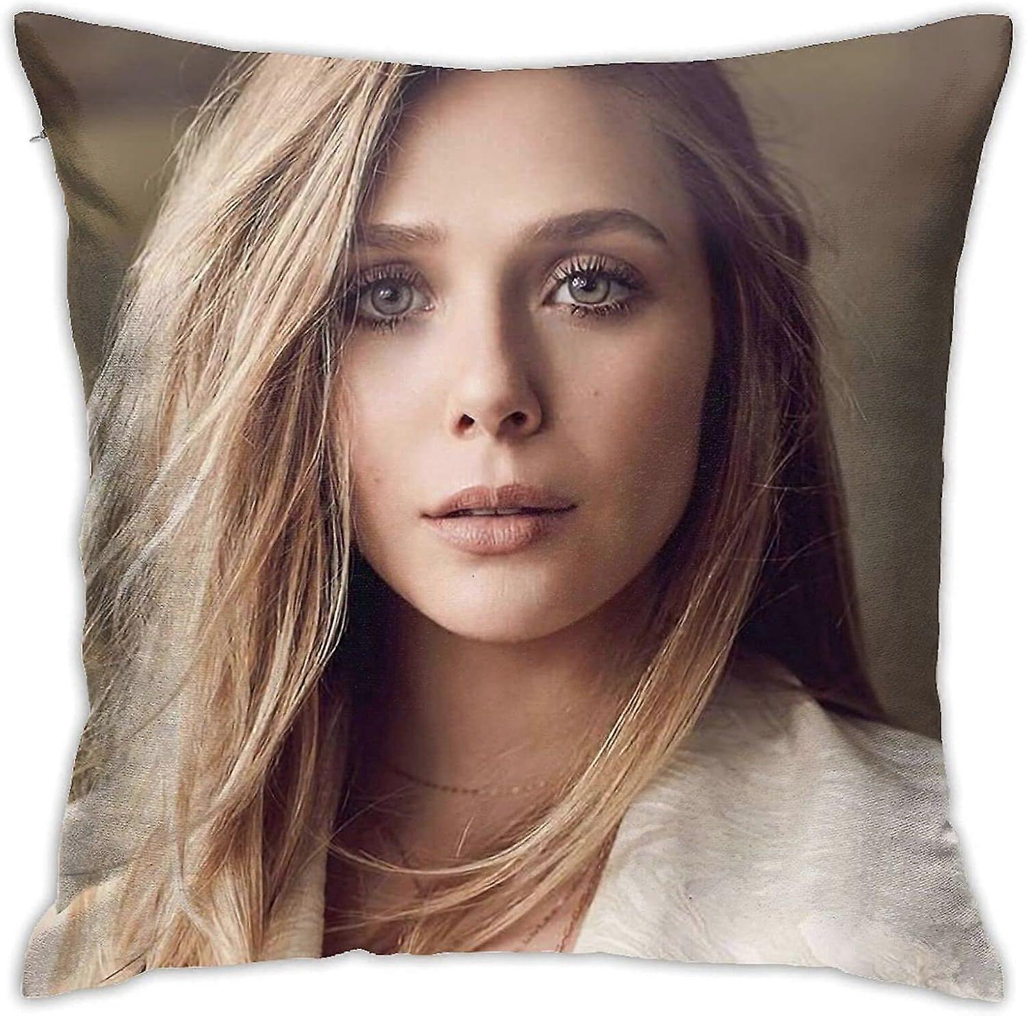 y1320エリザベスオルセン枕カバー両面印刷スロー枕カバーSoftクッションカバーリビングルーム寝室の枕カバー寮の装飾-TB2820