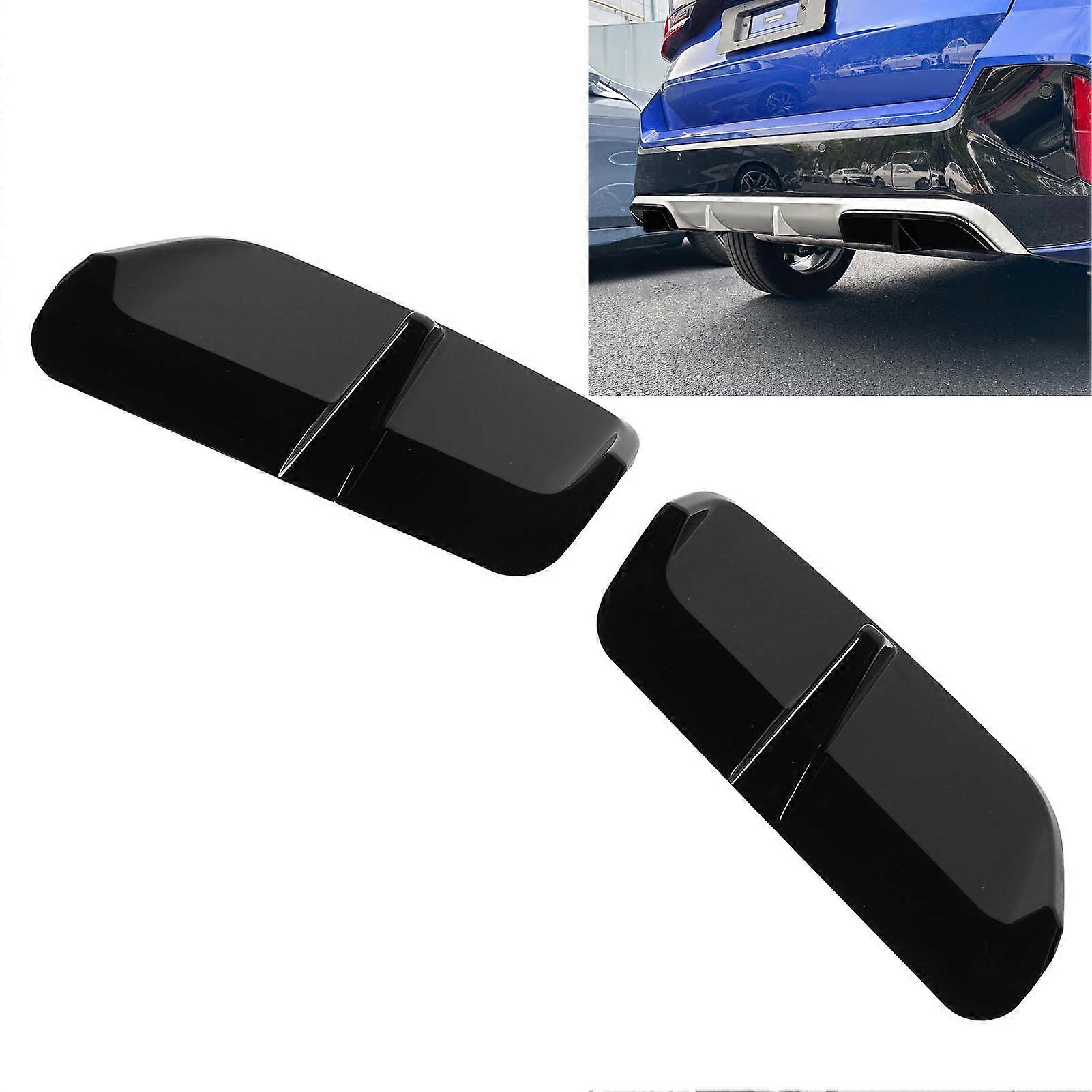 1 Pair Rear Bumper Lip Diffuser Glossy Black Stylish Look Bumper Lip Splitter Spoiler for X1 IX1 U11 Sport 2023 and Later 