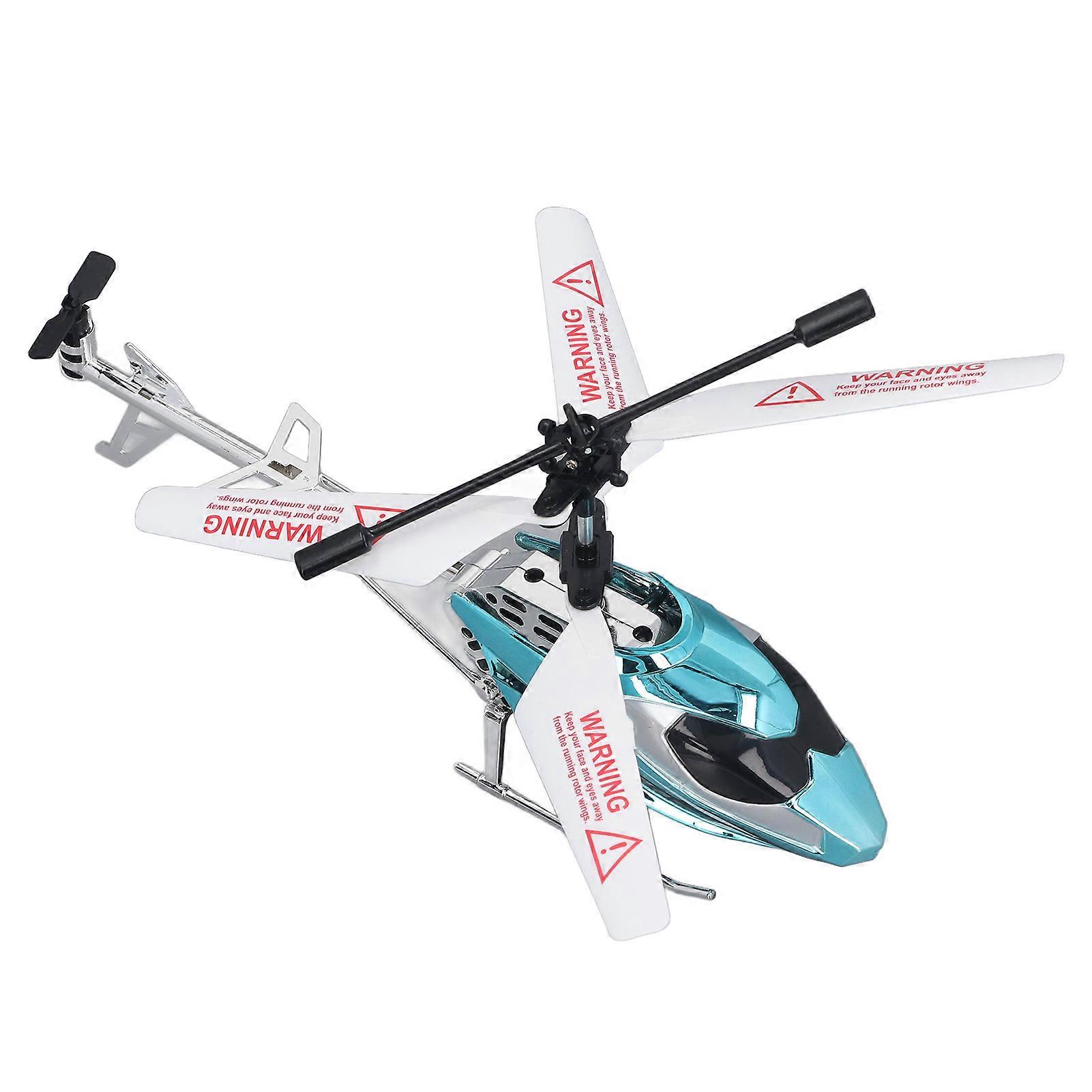 3.5 Canale RC Elicottero 2.4Ghz USB Ricaricabile Realistico Luce Hovering In Lega Elicottero Telecomando Blu 