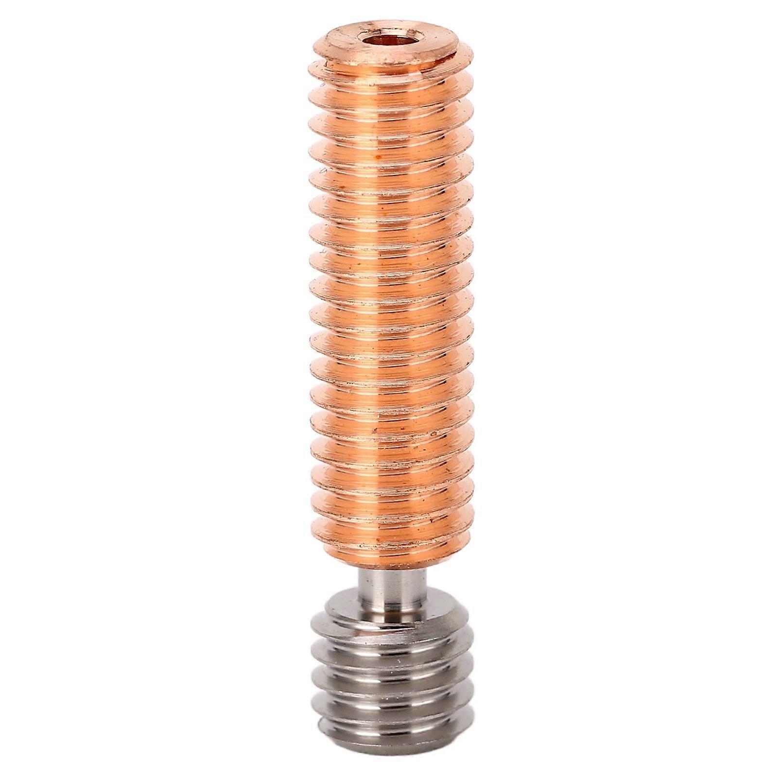 Bimetal Throat Nozzle Heat Resisting Ti Alloy Copper Threaded Upgrade Hotend Heatbreak for 3D Printer