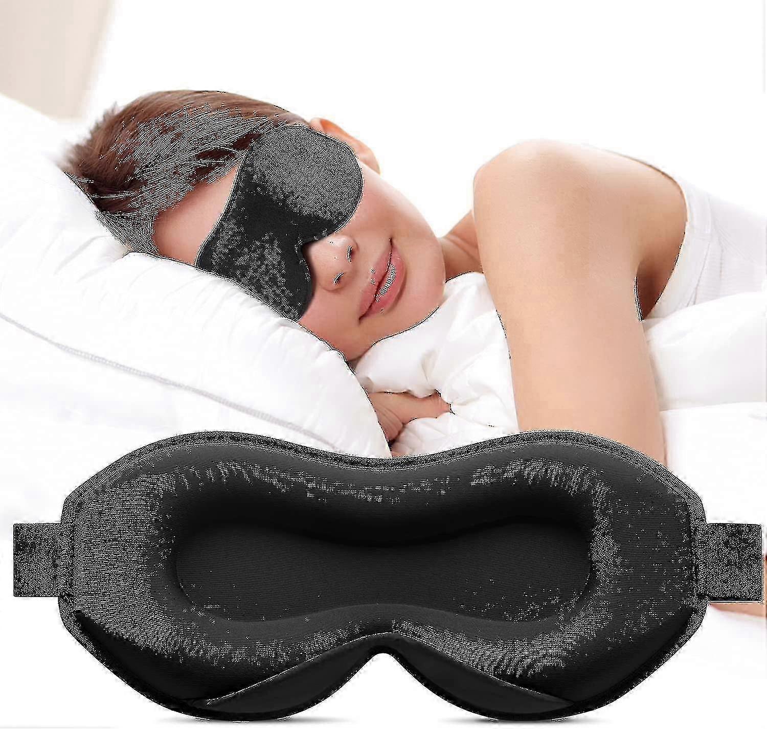 2021 Upgraded Sleep Mask, Perfect Sleeping Mask For Side Sleepers, 3d Ultra Soft Skin-friendly Eye-mxbc
