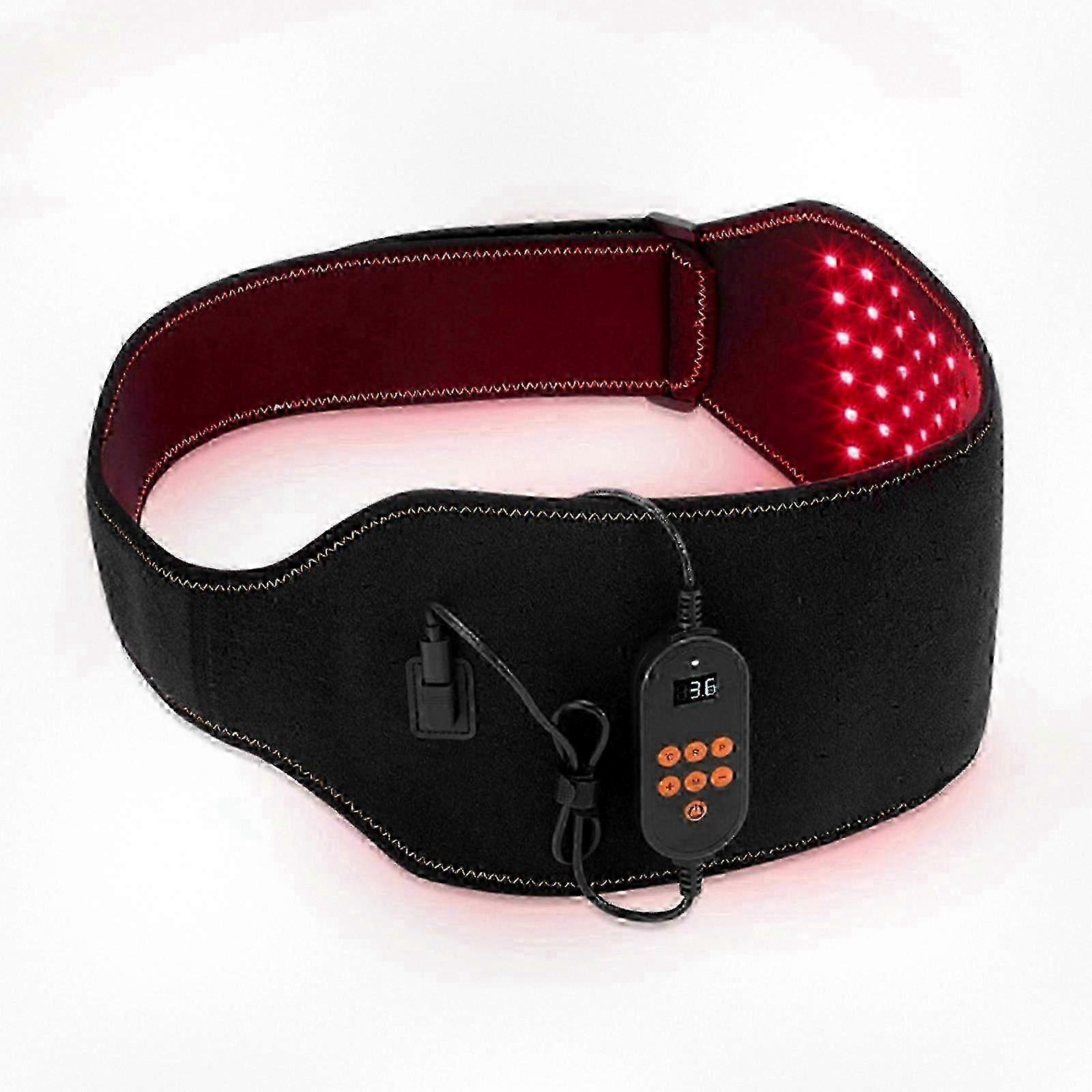 Smertelindrende slankebelte med rødt lys infrarød terapi for fettreduksjon og avslapning, egnet for forskjellige merker