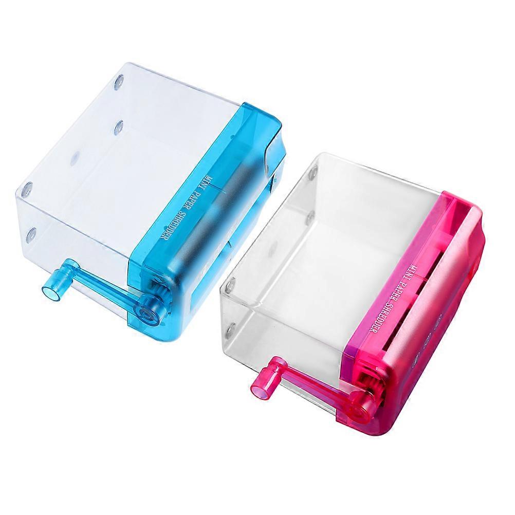 Office Document Manual Shredder Paper Cutting Tool 2Pcs