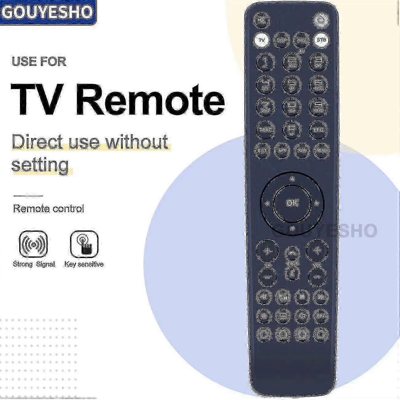 New Rc2424540/01 For Hdthunder Tv Remote Control High Glossy[HhhhS]