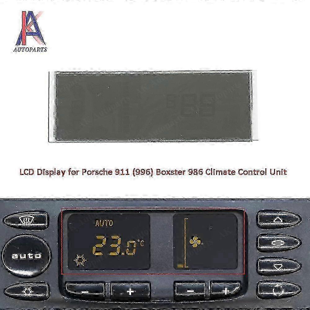 Ac Heater Temperature Climate Control Lcd Display For Porsche 911 (996) Boxster 986 Lcd Screen Replacement