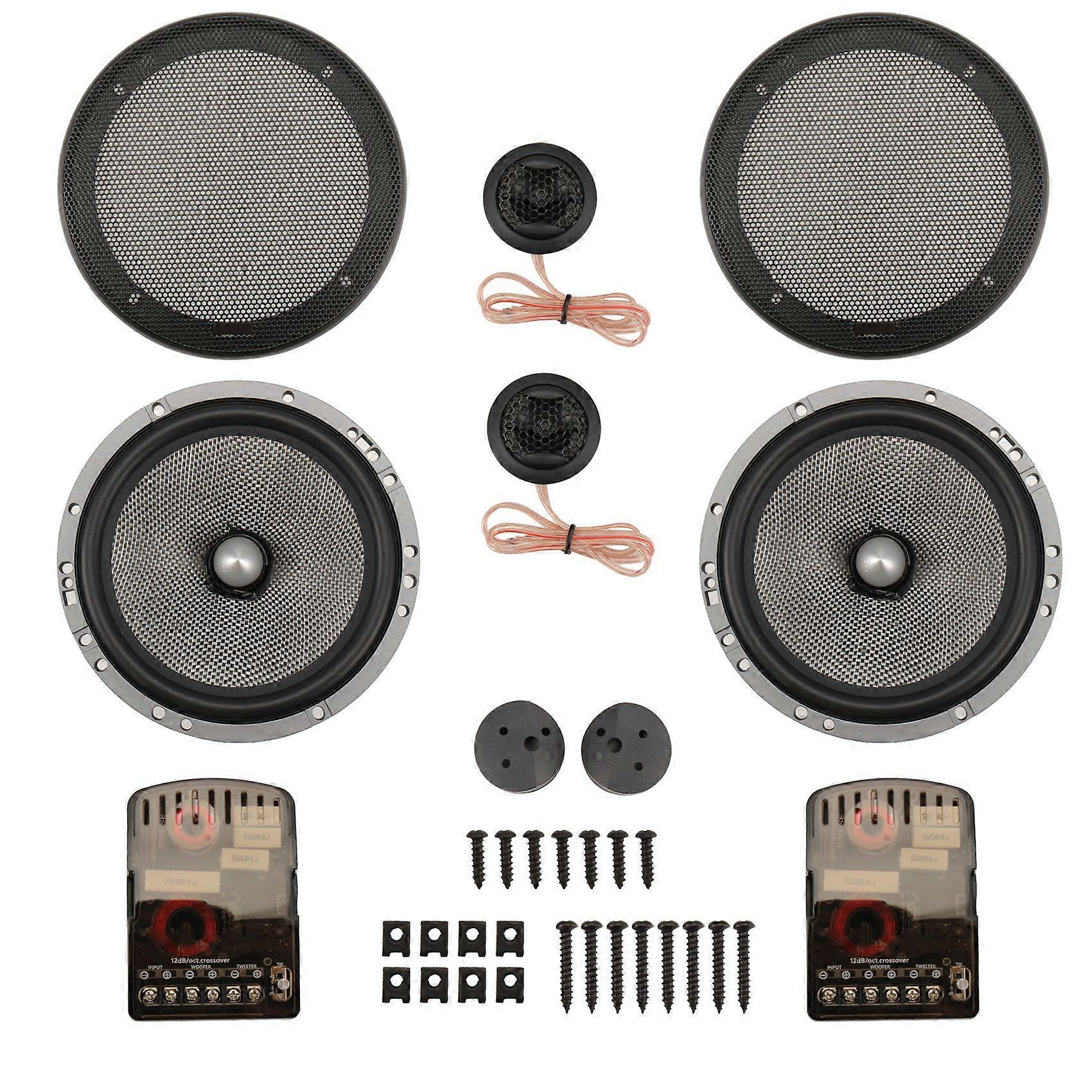 Car Set Speaker 165AS 6.5 Inch Car Front Door Speaker Modified with High and Low Pitched Speaker